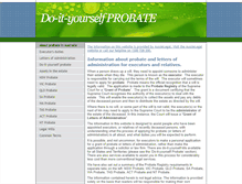 Tablet Screenshot of diy-probate.com.au